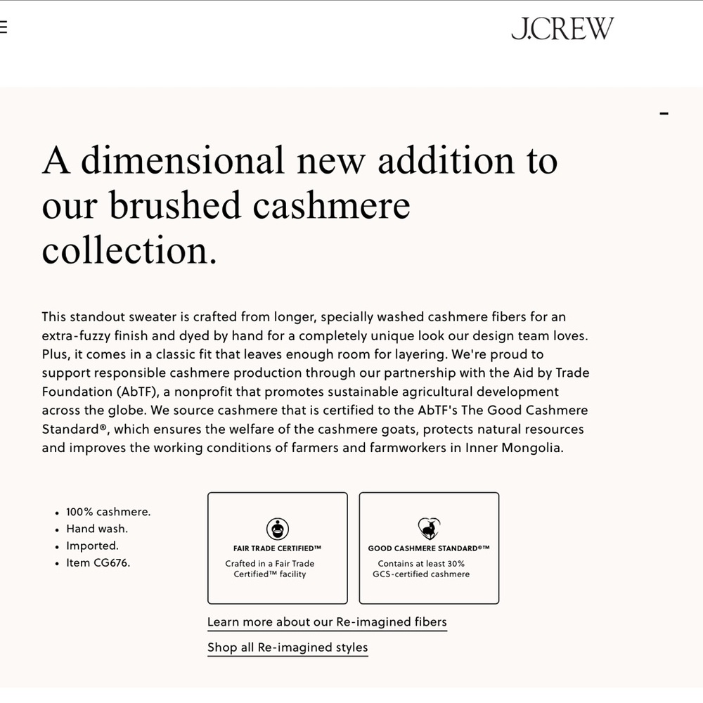 J. Crew Dip-Dyed Brushed Cashmere Sweater - Picture 6 of 9